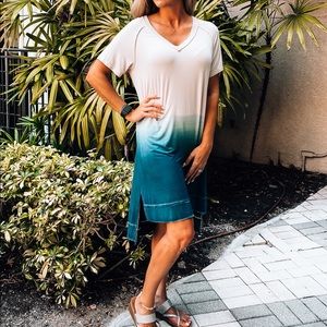 Ombré t-shirt dress